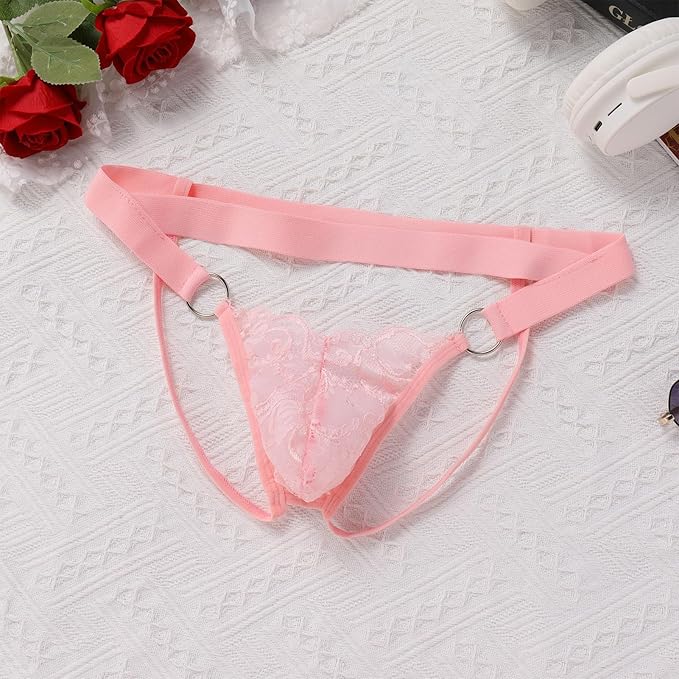 Low Waist Sissy Pouch G-String Lingerie - GZK031
