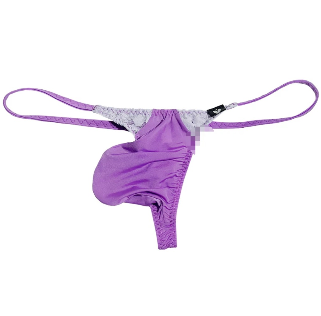Herren-Slip mit niedriger Taille und Spitze - GZK014 