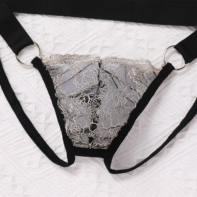 Low Waist Sissy Pouch G-String Lingerie - GZK031