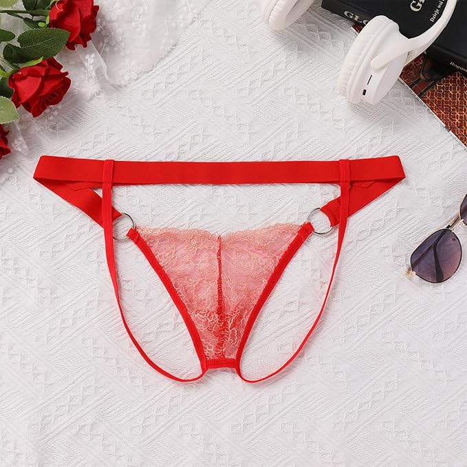 Low Waist Sissy Pouch G-String Lingerie - GZK031