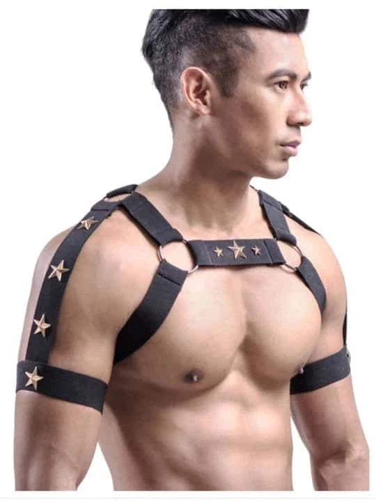 Fluorescent Glow In The Dark Elastic Harness - KB062