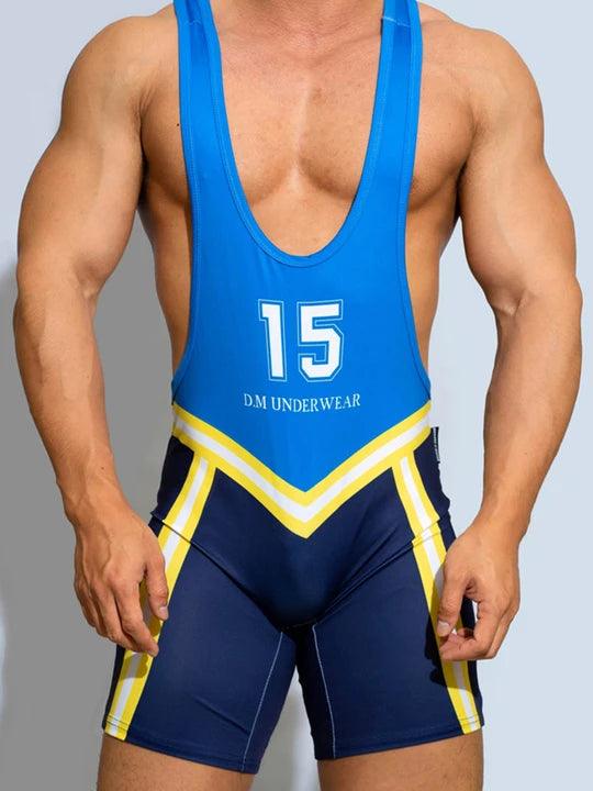 D.M Men's Tight Stretch Singlet - YNY015