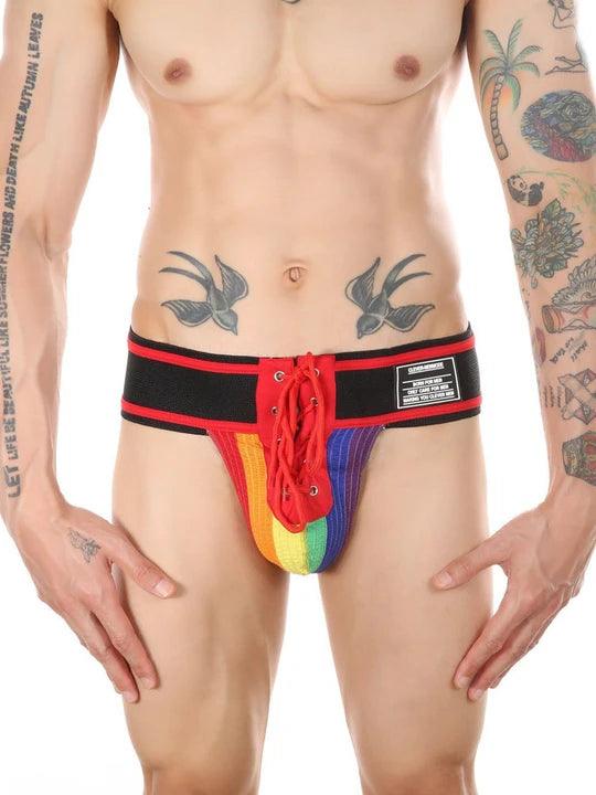 Lace-Up Camo Jockstrap - HDZ014