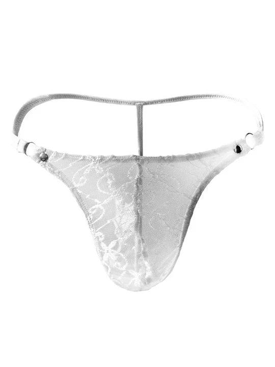 Men's Transparent Mesh Thong - GZK015 - YDressup