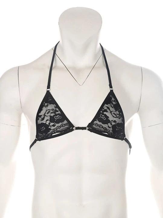 Men's Adjustable Breastless Bra - QQNY010 - YDressup