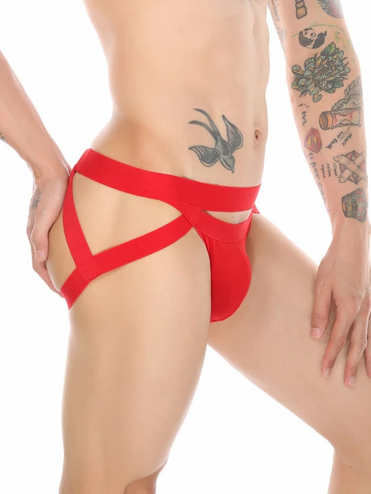 Men's Metal Ring Thong - HDZ022 - YDressup