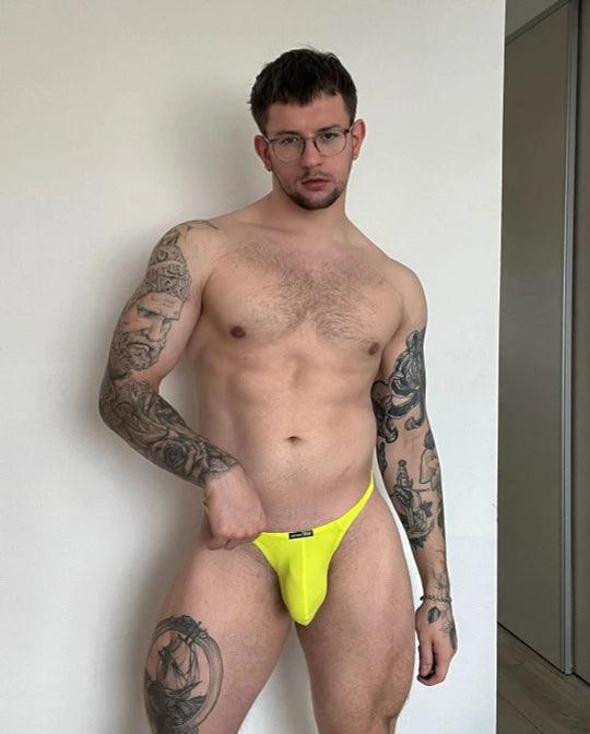 Low-Waist Breathable Nylon Thong - DZK009 - YDressup