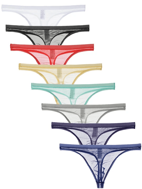 Transparent See Through Thong - DZK038