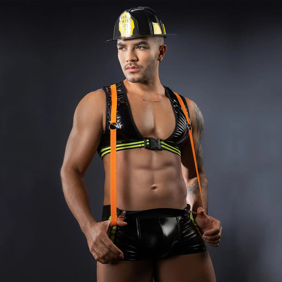 Men’s Sexy Firemans Costume - ZF036 - YDressup