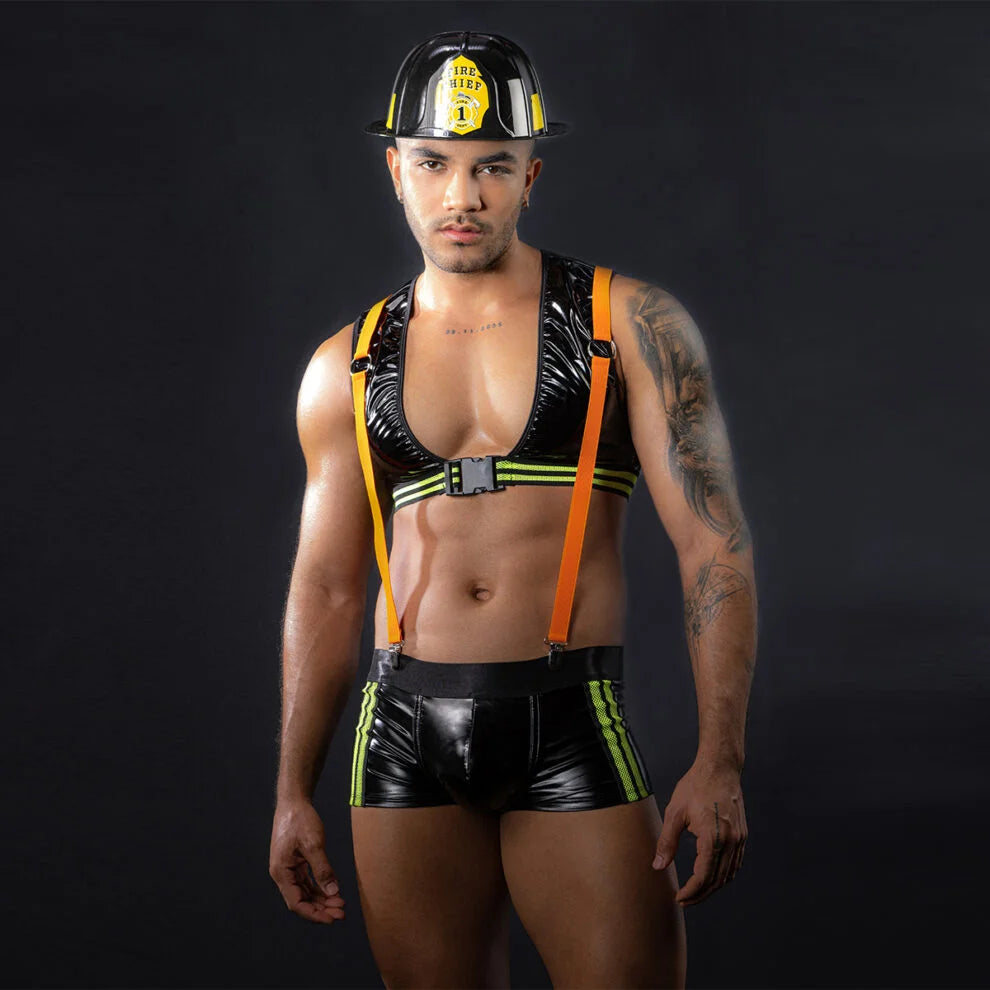 Men’s Sexy Firemans Costume - ZF036 - YDressup