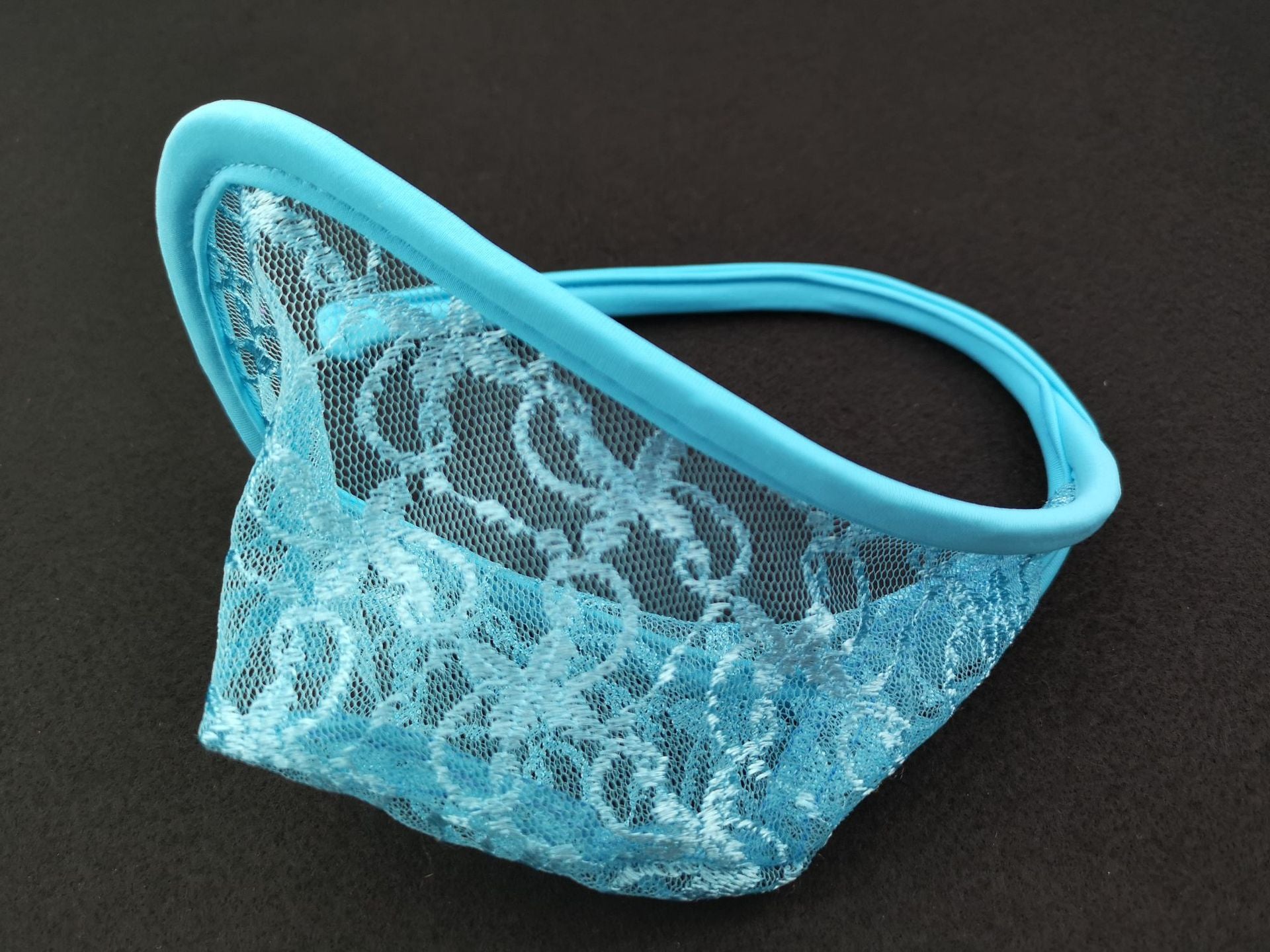 Men's Lace C-String Backless Thongs - CS016 - YDressup