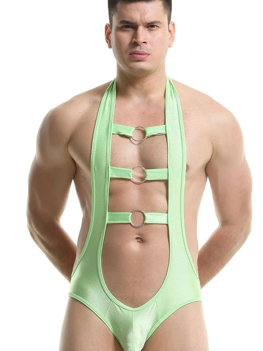 Men's Wrestling Backless Bodysuit - LTY004 - YDressup