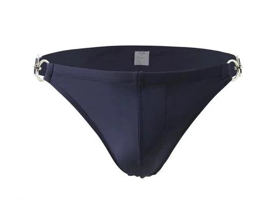 Men's Low Rise Metal Buckle Swim Bikini - YK001 - YDressup