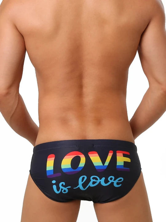 Love Is Love Rainbow Sexy Bikini Briefs - YK017