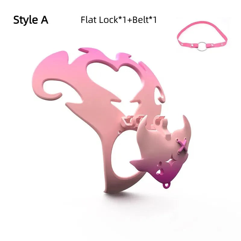 Angel 3D Sissy Chastity Cage - YJS007