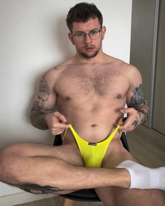 Low-Waist Breathable Nylon Thong - DZK009 - YDressup