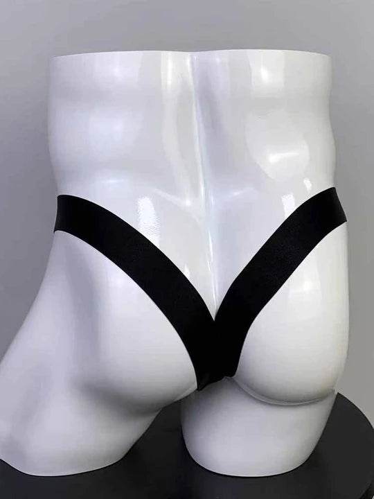 Men's Colorblocked Ice Silk Jockstrap - HDZ008 - YDressup