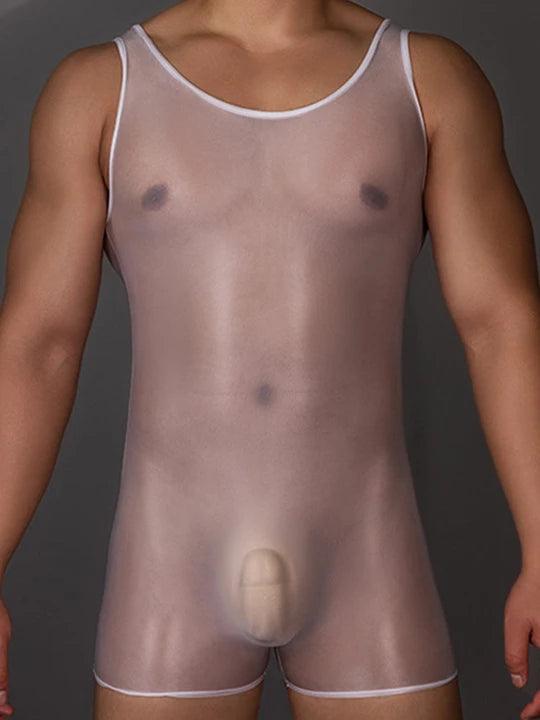 Men's Sexy Thin Transparent Bodysuits - LTY012 - YDressup