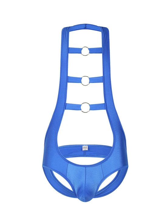 Men's Wrestling Backless Bodysuit - LTY004 - YDressup