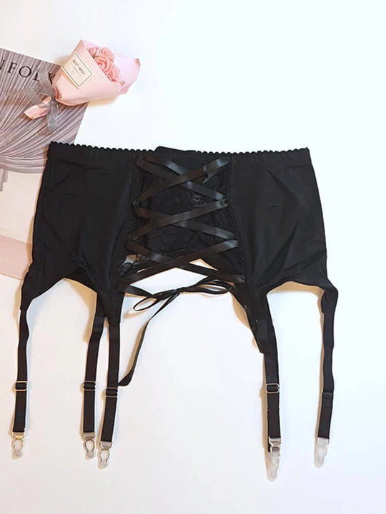 Men's Sexy Solid Color Hollow Garter - QQNY036