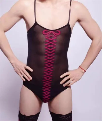 Sissy Lingerie Bodysuit - LTW009 - YDressup