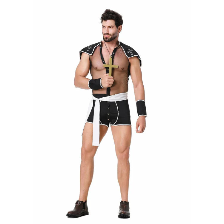 Divine Daddy "Forgive Me Father" Gay Priest Costume - ZF041 - YDressup
