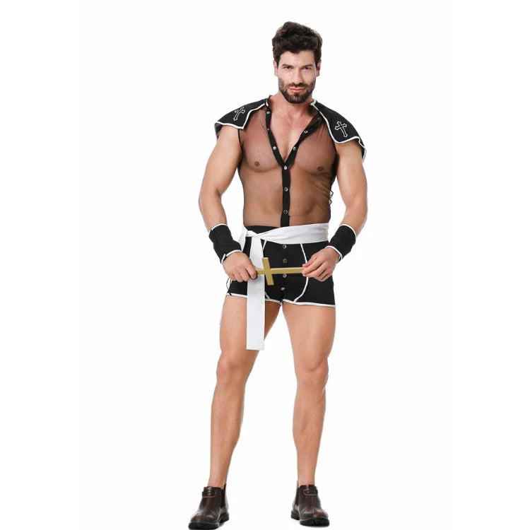 Divine Daddy "Forgive Me Father" Gay Priest Costume - ZF041 - YDressup