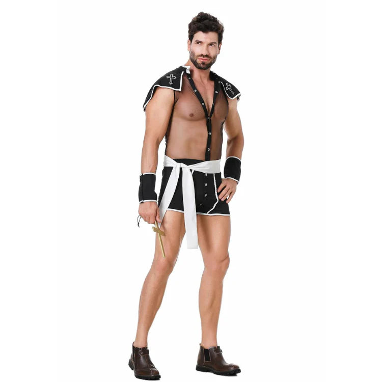 Divine Daddy "Forgive Me Father" Gay Priest Costume - ZF041 - YDressup