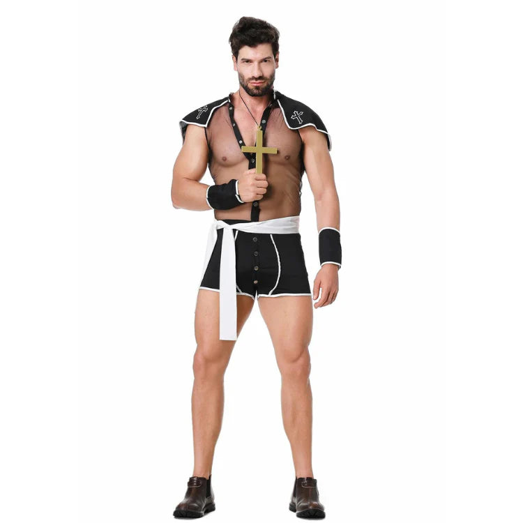 Divine Daddy "Forgive Me Father" Gay Priest Costume - ZF041 - YDressup