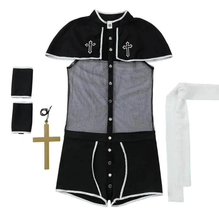 Divine Daddy "Forgive Me Father" Gay Priest Costume - ZF041 - YDressup