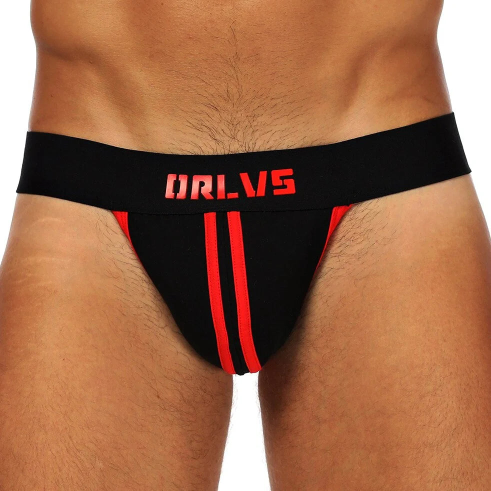ORLVS Racing Stripe Jockstrap – Sexy Sporty Men's Underwear - HDZ030 - YDressup