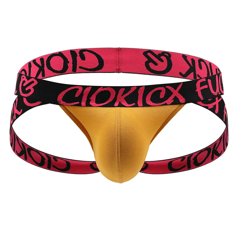 Sexy Butt-Lifting Low-Waist Cotton Jockstrap for Men - HDZ012 - YDressup