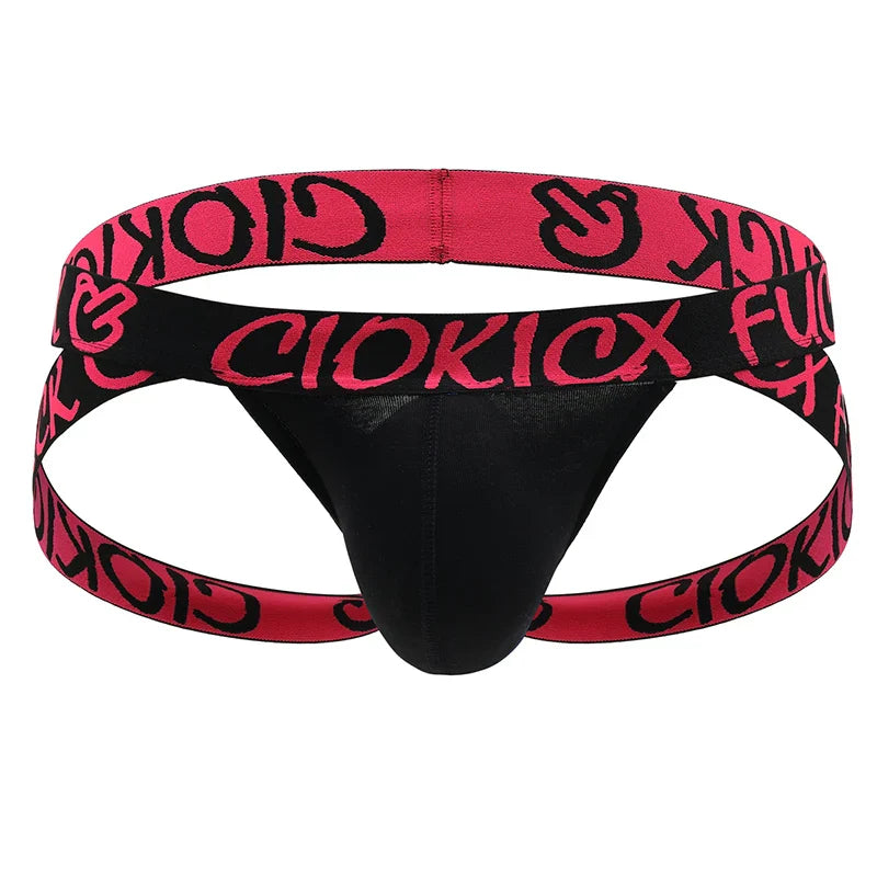 Sexy Butt-Lifting Low-Waist Cotton Jockstrap for Men - HDZ012 - YDressup