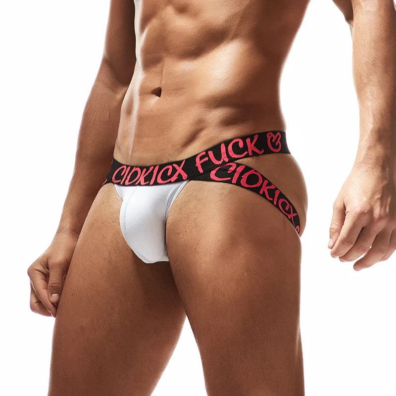 Sexy Butt-Lifting Low-Waist Cotton Jockstrap for Men - HDZ012 - YDressup