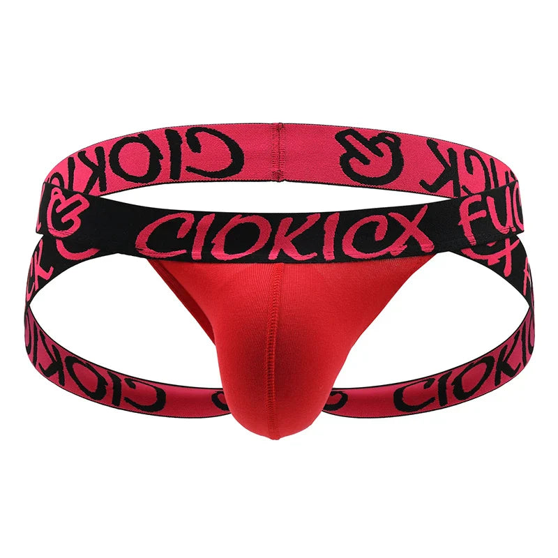 Sexy Butt-Lifting Low-Waist Cotton Jockstrap for Men - HDZ012 - YDressup
