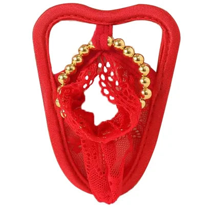 Exotic Open Front Lace C-String - CS027 - YDressup
