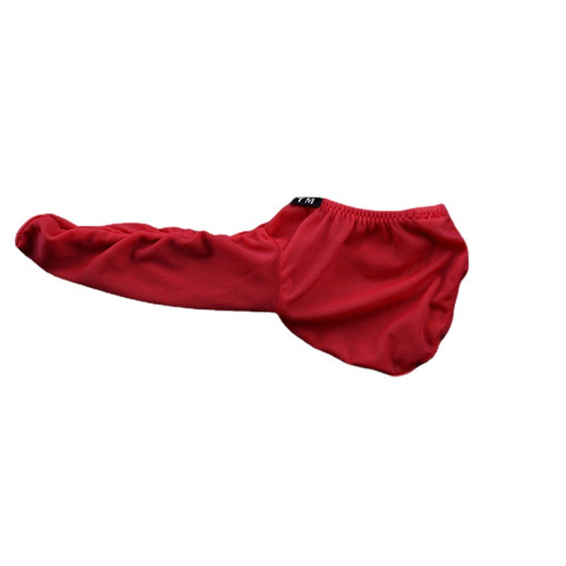 Men's U-Shaped Pouch Underwear Stretchy Ice Silk Cock Sock Erotic Lingerie - JJT022 - YDressup