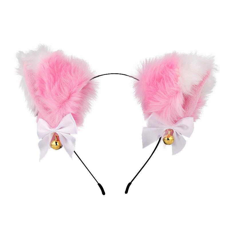 Cute Plush Jingle Bell Fox Ear Headband -PJ002 - YDressup
