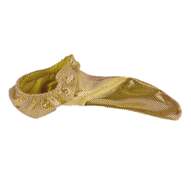 Men's Faux Leather Polka Dot Cock Sock - JJT010 - YDressup
