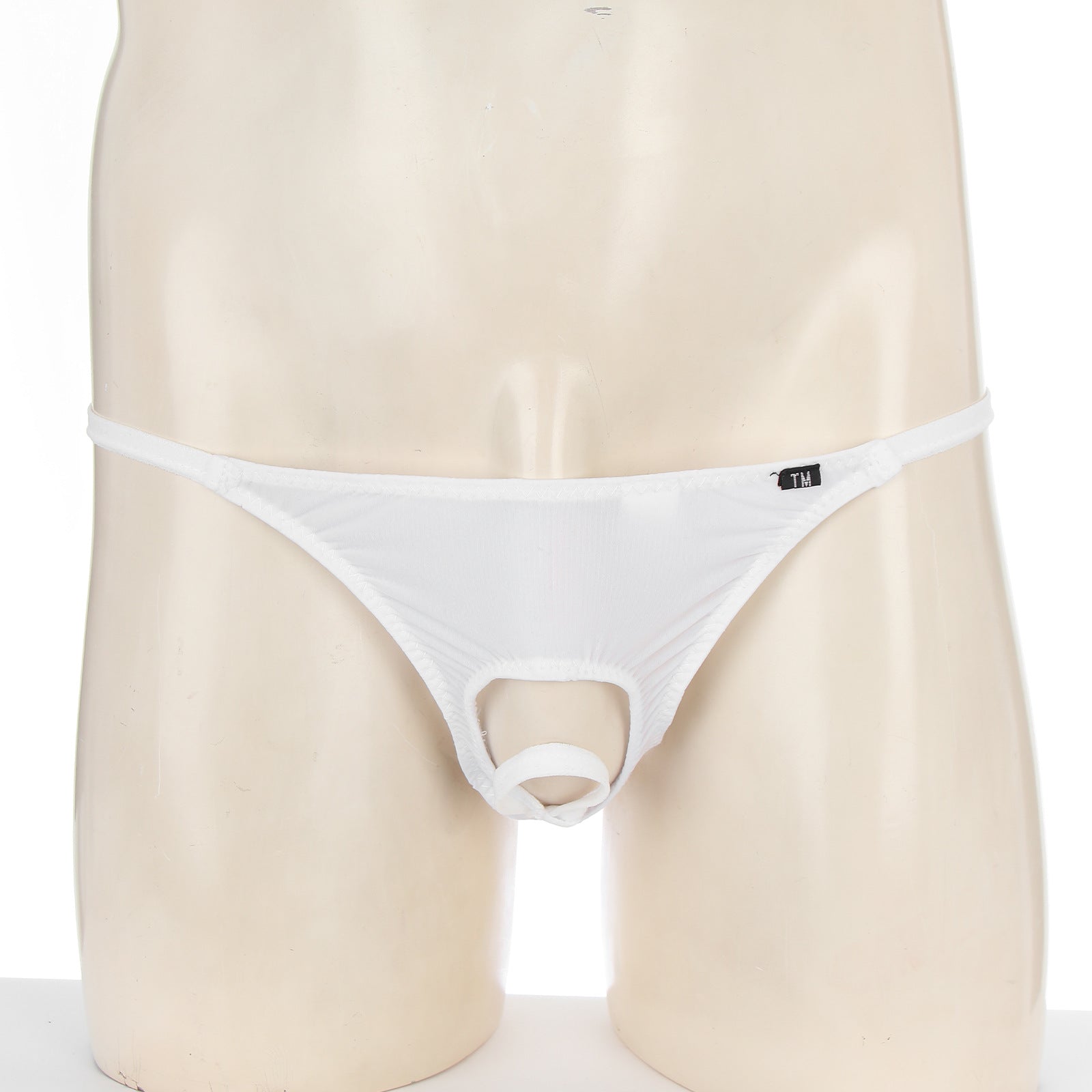 Elastic Ice Silk Men's T-Back Thong - GZK004 - YDressup