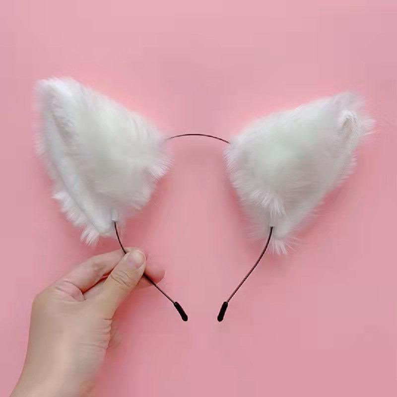 Cute Plush Jingle Bell Fox Ear Headband -PJ002 - YDressup