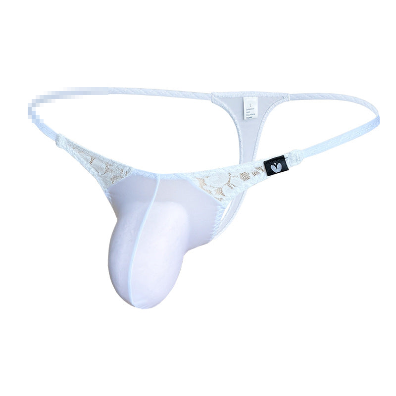 Men's Low Waist Lace Briefs - GZK014 - YDressup