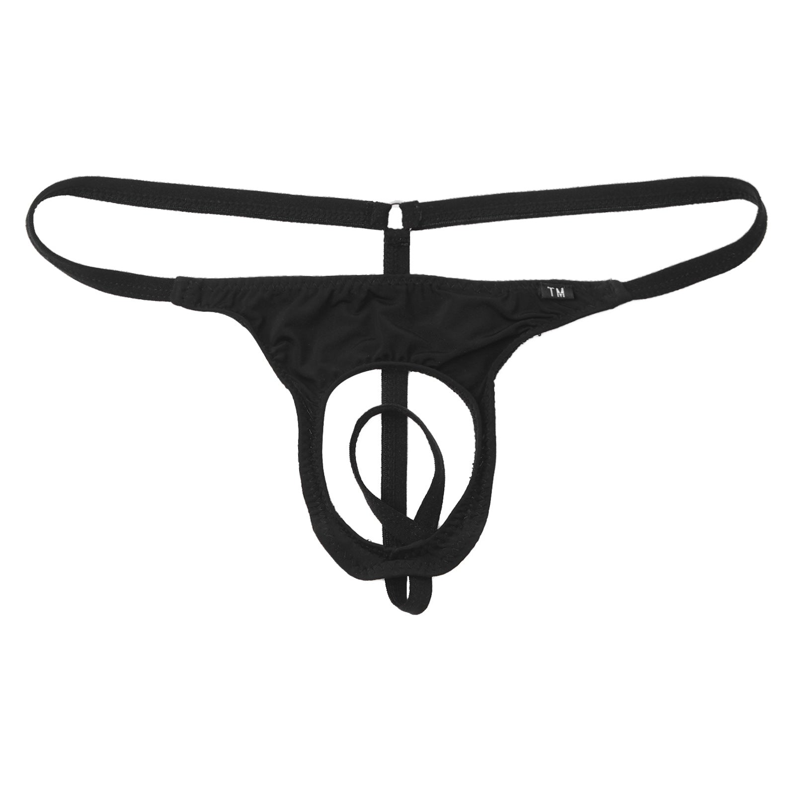 Elastic Ice Silk Men's T-Back Thong - GZK004 - YDressup