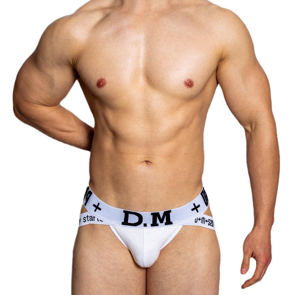 D.M Low Waist Sexy Men's High Briefs - SJK047