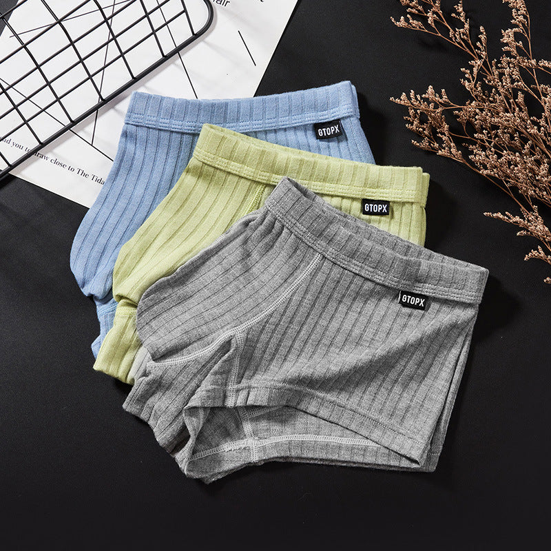Men's Low Rise Threaded U-Convex Trunks - PJK002 - YDressup