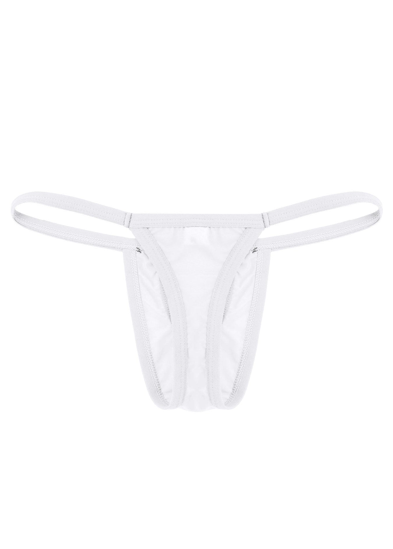 Sexy Ice Silk Men's T-Back Thong - DZK023