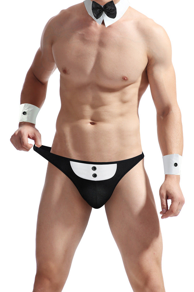 Men's Bow Tie and Suspender Set - QQNY004