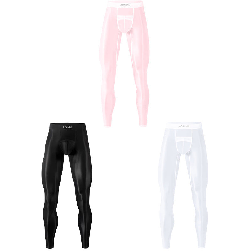 Full Sheer Men's Warm Ultra-Thin Leggings - SP003