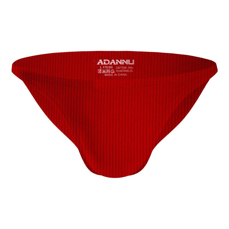 Men's Solid Color Low Rise High Cut Thongs - DZK020 - YDressup
