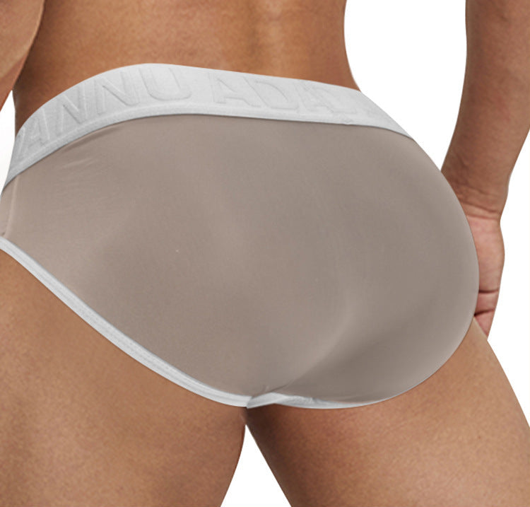 Men's Ultra Sexy Nylon Transparent Thong - SJK016